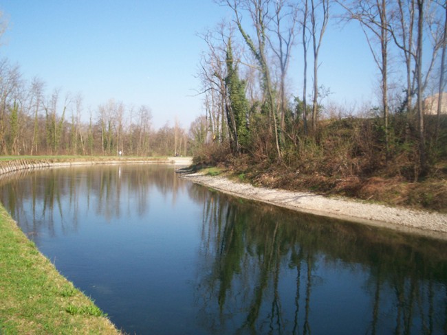 Il naviglio Grande vicino a Cuggiono