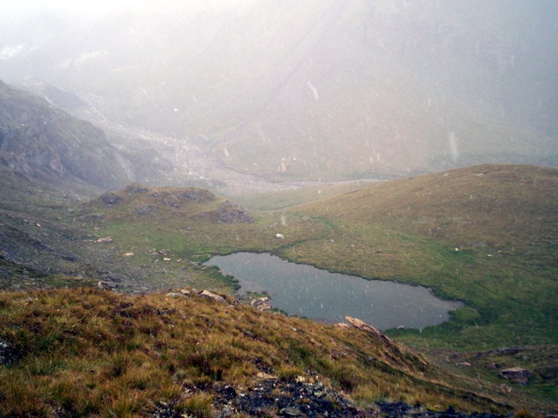 Rifugio Benevolo e lago di Golletta