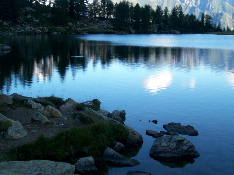 Lago d''Arpy - Lago di Pietra Rossa e Col d''Armaran