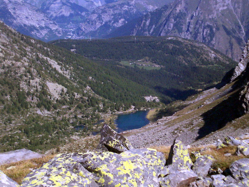 Lago d''Arpy - Lago di Pietra Rossa e Col d''Armaran