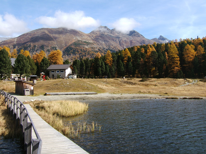 Laghi dell''Engadina e variazioni stagionali