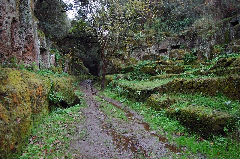 Nei pressi della necropoli di Cerveteri